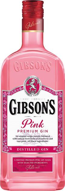Джин Gibson's Pink Premium Gin 37.5% 1 л 